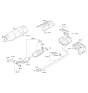 Diagram for 2018 Hyundai Sonata Hybrid Muffler - 28600-E6320