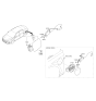 Diagram for 2019 Hyundai Sonata Hybrid Fuel Door - 69510-C1000