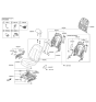 Diagram for 2019 Hyundai Sonata Hybrid Seat Cover - 88260-C1DD0-STP