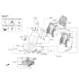 Diagram for Hyundai Sonata Hybrid Seat Cover - 88160-C1DD0-STG