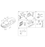 Diagram for 2019 Hyundai Sonata Hybrid Air Bag Control Module - 95910-E6600