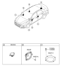 Diagram for 2019 Hyundai Sonata Hybrid Car Speakers - 96330-C1AA0