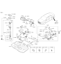 Diagram for 2019 Hyundai Sonata Hybrid Fuel Filler Hose - 31030-E6511