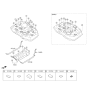 Diagram for 2017 Hyundai Sonata Hybrid Fuel Tank Strap - 31210-E6800