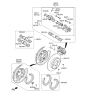 Diagram for 2019 Hyundai Sonata Hybrid Brake Caliper Bracket - 58310-E6A10