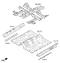 Diagram for 2018 Hyundai Sonata Hybrid Floor Pan - 65110-E6700