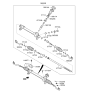 Diagram for 2019 Hyundai Sonata Hybrid Steering Gear Box - 56500-C1700