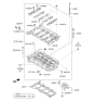 Diagram for Hyundai Sonata Hybrid Cylinder Head - 5D085-2EU00