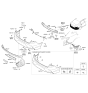 Diagram for 2018 Hyundai Sonata Hybrid Parking Assist Distance Sensor - 95720-C1600-U9G