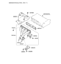 Diagram for Hyundai Sonata Exhaust Heat Shield - 28525-2G110