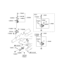 Diagram for Hyundai Tucson Engine Mount Torque Strut - 21830-2S000