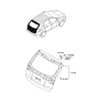 Diagram for 2012 Hyundai Tucson Liftgate Hinge - 79710-0Z000