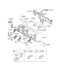 Diagram for 2013 Hyundai Tucson Blower Control Switches - 93720-2S000-TAN