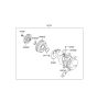 Diagram for 2009 Hyundai Tucson HVAC System Switch - P4708-30270