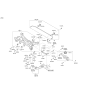 Diagram for 2013 Hyundai Tucson Axle Beam Mount - 55216-2S200