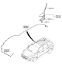 Diagram for Hyundai Tucson Antenna - 96210-2S000