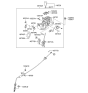 Diagram for 2009 Hyundai Tucson Shift Cable - 46790-2S000