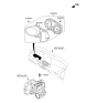 Diagram for 2011 Hyundai Tucson Instrument Cluster - 94001-2S010