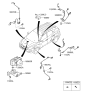 Diagram for Hyundai Tucson ABS Sensor - 95671-2S300