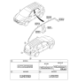 Diagram for 2010 Hyundai Tucson Emblem - 86310-2S000