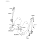 Diagram for 2012 Hyundai Tucson Seat Belt - 88810-2S500-9P