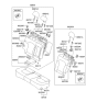 Diagram for 2009 Hyundai Tucson Armrest - 89900-2S010-TMC