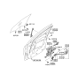 Diagram for Hyundai Door Latch Assembly - 81310-2S000