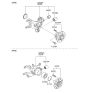 Diagram for Hyundai Tucson Wheel Bearing - 51720-2J001