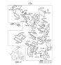 Diagram for 2013 Hyundai Tucson Heater Core - 97138-2S000