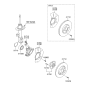 Diagram for 2009 Hyundai Tucson Brake Dust Shield - 51755-2S000