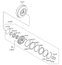 Diagram for 2012 Hyundai Tucson Torque Converter - 45100-3B710