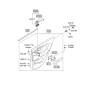 Diagram for 2012 Hyundai Tucson Weather Strip - 83241-2S000