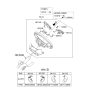 Diagram for Hyundai Tucson Steering Wheel - 56110-2S000-9P