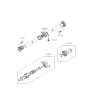 Diagram for 2009 Hyundai Tucson Drive Shaft - 49300-2S000