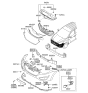 Diagram for Hyundai Tucson Fog Light - 92202-2S000