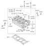 Diagram for 2010 Hyundai Tucson Cylinder Head - 5G065-2GU00