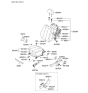 Diagram for 2007 Hyundai Sonata Seat Cover - 88160-0A000-CHK