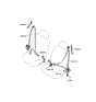 Diagram for 2006 Hyundai Sonata Seat Belt - 88810-0A000-CH