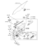 Diagram for 2006 Hyundai Sonata Power Window Switch - 93570-3K010-CH