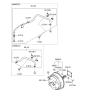 Diagram for 2007 Hyundai Sonata Brake Booster - 59110-3K401