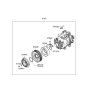 Diagram for Hyundai Sonata A/C Compressor - 97701-3K220