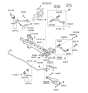 Diagram for Hyundai Axle Beam Mount - 55254-3K000