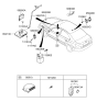 Diagram for 2006 Hyundai Elantra Transmitter - 95430-3K201