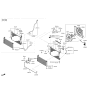 Diagram for Hyundai Fan Motor - 25386-3K280