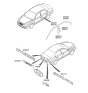 Diagram for 2005 Hyundai Sonata Emblem - 86310-3K010