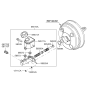 Diagram for 2005 Hyundai Sonata Brake Master Cylinder Reservoir - 58510-3K000