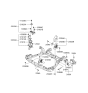 Diagram for Hyundai Azera Motor And Transmission Mount - 21830-3K800