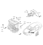 Diagram for 2006 Hyundai Sonata Engine Control Module - 39110-3C760