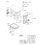 Diagram for 2007 Hyundai Sonata Timing Cover - 21350-25001