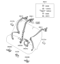 Diagram for 2006 Hyundai Sonata Seat Belt - 89810-0A000-QS